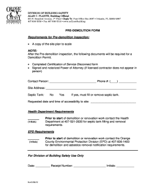 Florida motor vehicle demolition rules form