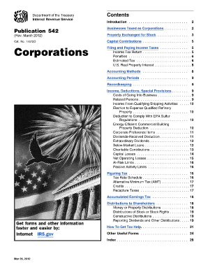 IRS Publication 542 Corporations