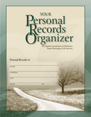 Personal Records Organizer