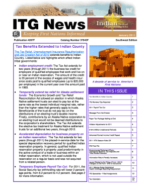 IRS Publication 4267F Tax Benefits to Indian Country