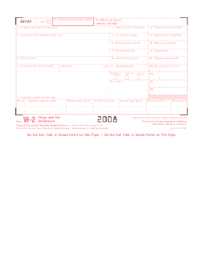 Form W-2 (2008)