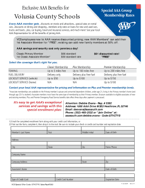 AAA Membership Enrollment Form
