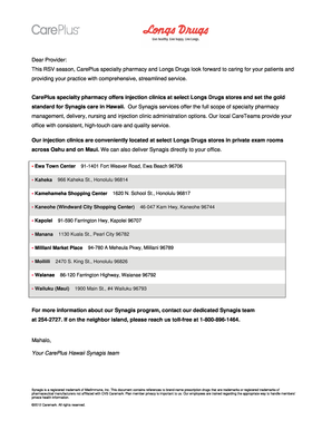 Synagis RSV Enrollment Form