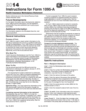Form 1095-A Instructions