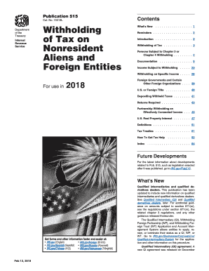IRS Publication 515 Withholding Tax Guide