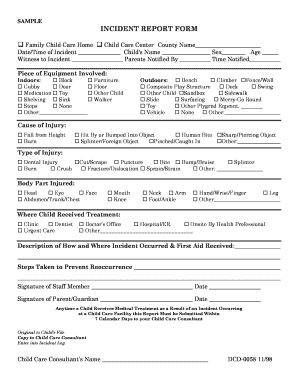 Incident Report Form