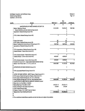statement of retained earnings Forms and Templates - Fillable ...