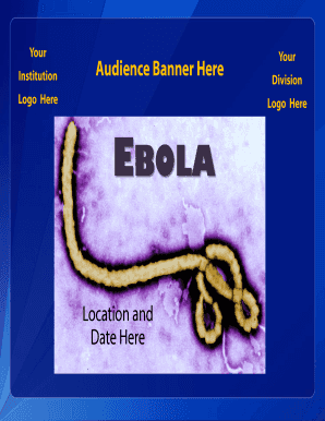 Ebola Overview Template Ebola Overview Template - phe