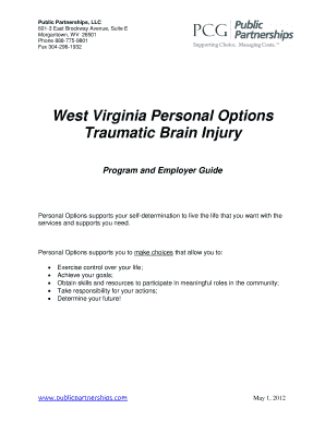 West Virginia Personal Options - dhhr wv