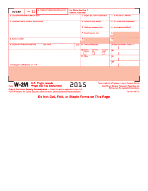 Form W-2VI Wage and Tax Statement