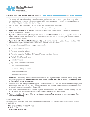 Medical Claim Form