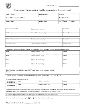 Vaccination chart for babies in india pdf - what is a health record