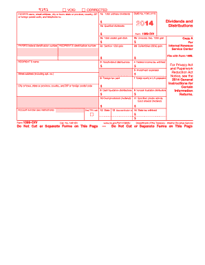 IRS Form 1099-DIV