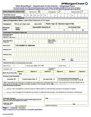 GSA SmartPay2 Integrated Cardholder Application