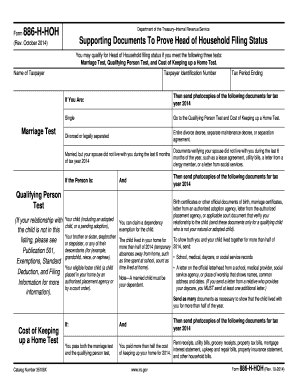 IRS Form 886-H-H