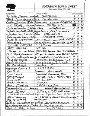 California Transportation Guest Log