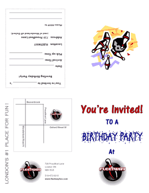 bowling party invitations templates