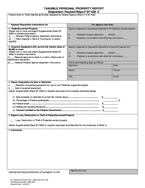 Tangible Personal Property Report