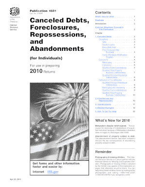 IRS Publication 4681