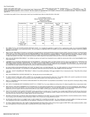 Household Eligibility Application
