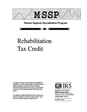 IRS Rehabilitation Tax Credit Guide