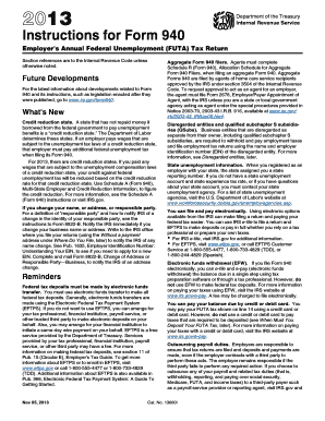 Form 940 Instructions