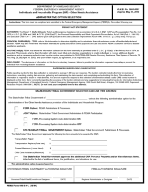 FEMA Form 010-0-11