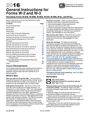 General Instructions for Forms W-2 and W-3
