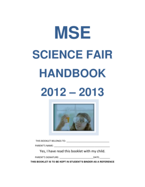 Science Fair Handbook