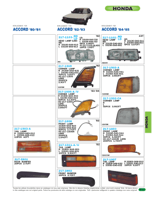 Accord 84 form fillable