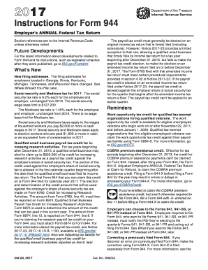 Form 941 vs 944 - - irs