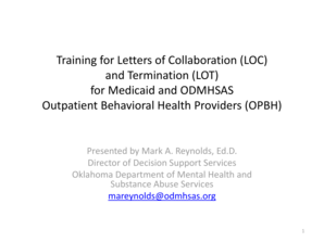 Rental property handover letter format - Training for Letters of Collaboration LOC and Termination LOT for - ok