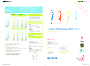 Deloitte Pretoria Marathon Entry Form