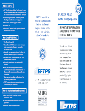 EFTPS Enrollment and Usage Guide