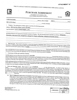 Residential Purchase Agreement
