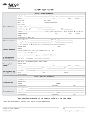 Patient Registration Form