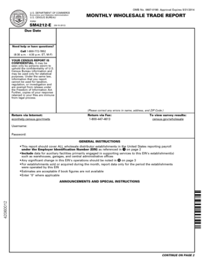 US Monthly Wholesale Trade Report