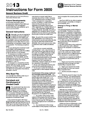 Instructions for Form 3800