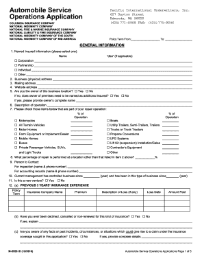 Automobile Service Operations Application