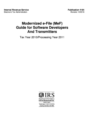 IRS Publication 4164 Modernized e-File Guide