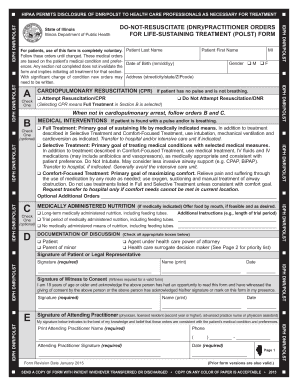 Illinois DNR/POLST Form
