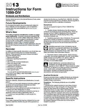 Instructions for Form 1099-DIV