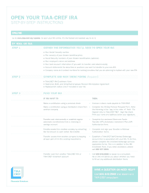 TIAA-CREF IRA Enrollment Form