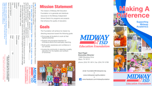 Midway ISD Education Foundation Donation Form