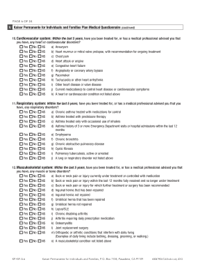 Kaiser Permanente Health Coverage Application