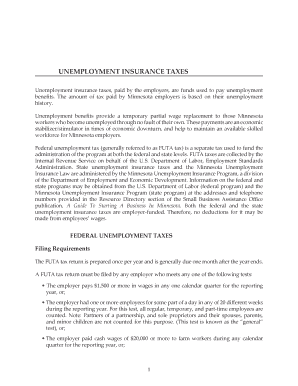 Federal Unemployment Tax Form