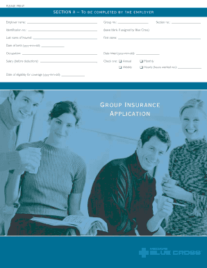 Group Insurance Application Form