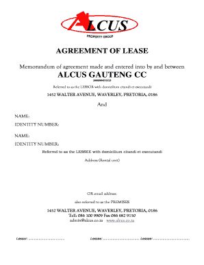 Lease Agreement