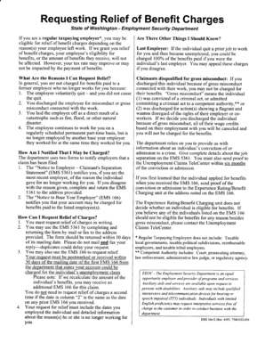Washington Request for Relief of Benefit Charges