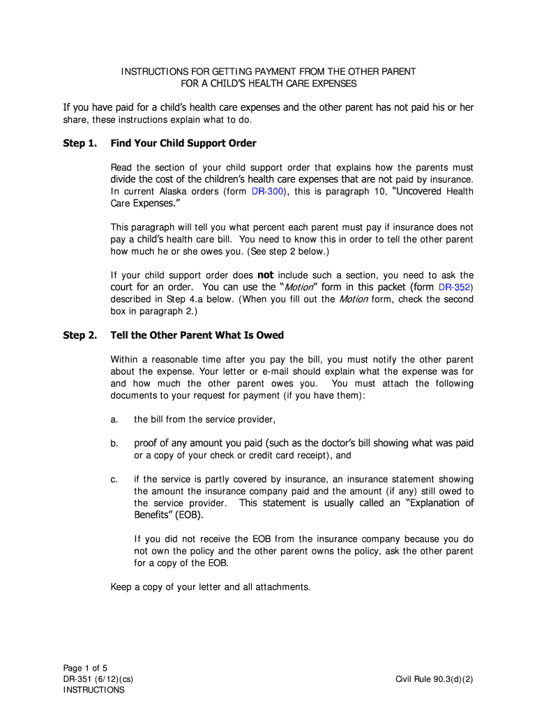AK DR-351 2012-2022 - Complete Legal Document Online | US Legal Forms